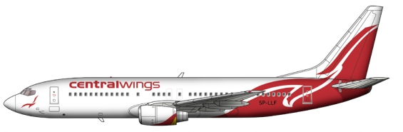 Centralwings Boeing 737-3
