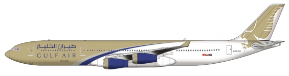 Gulf Air Airbus A340