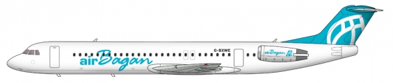 Air Bagan Fokker 100