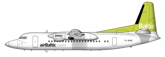 Air Baltic Fokker 50