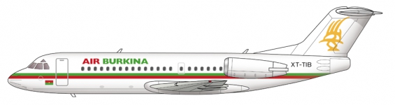 Air Bukina Fokker 100