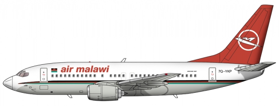 Air Malawi Boeing 737