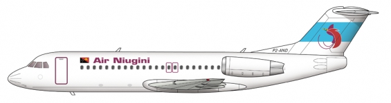 Air Niugini Fokker 100