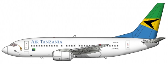 Air Tanzania Boeing 737