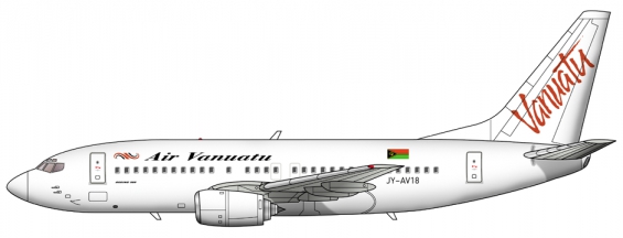 Air Vanatu Boeing 737