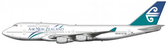 Air Zealand Boeing 747