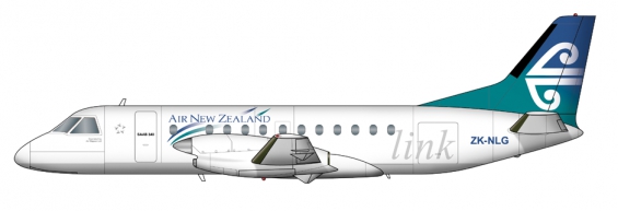 Air Zealand Link Saab