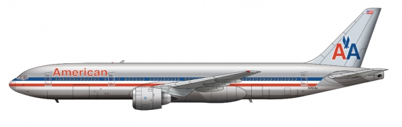 American Airlines Boeing777A