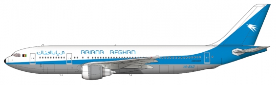 Ariana Afghan Airbus A300