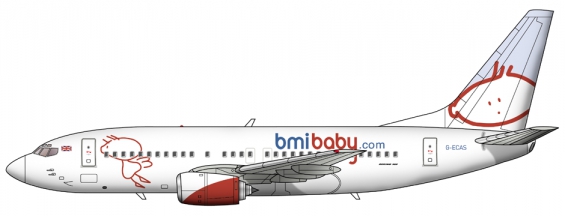 BMI Baby Boeing 737