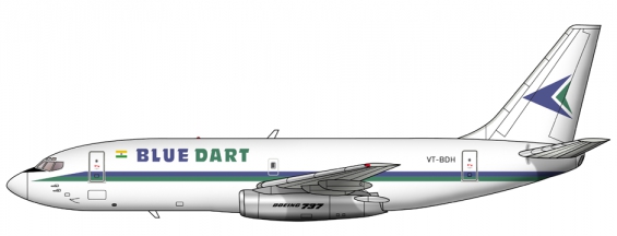 Blue Dart Boeing 737