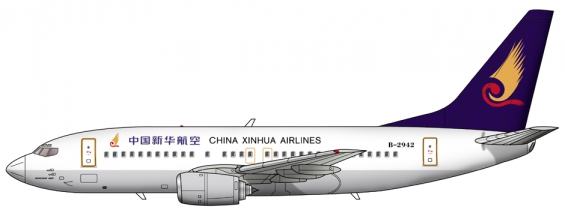China Xinhua Boeing 737
