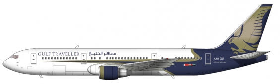 Gulf Traveller Boeing 767