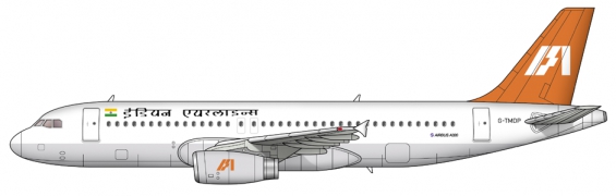 India Airlines Airbus A320