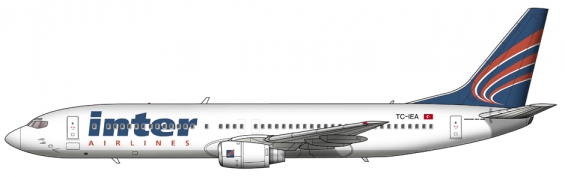 Inter Airlines Boeing 737