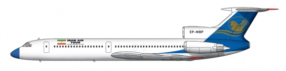 Iran Air Tours TU-154