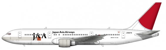 Japan Asia Airways Boeing 767-300