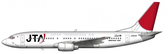 Japan Transocean Boeing 737