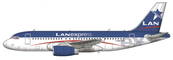 LAN Express Airbus A319