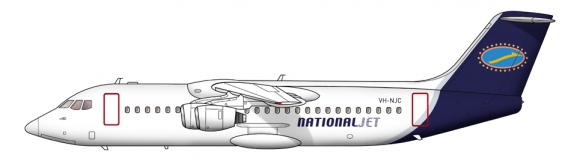 NationalJet BAe146