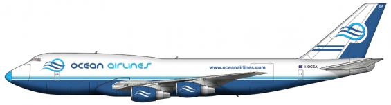 Ocean Airlines Boeing 747