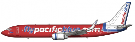 Pacific Blue Boeing 737