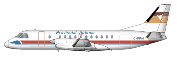 Provincial Airlines- Saab 3