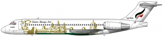 Siem Reap Airways Boeing 717