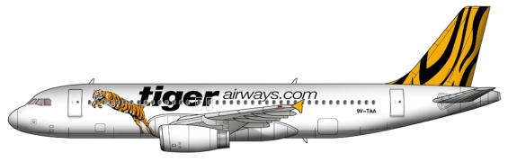 Tiger Airways Airbus A320