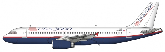 USA 3000 Airbus A320