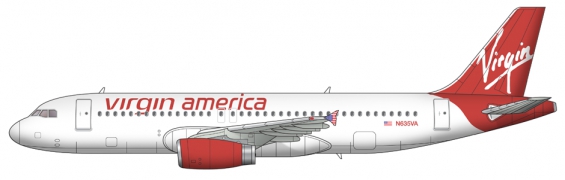 Virgin America A320