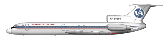 Vladivostok Air TU-154