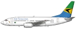 Air Tanzania Boeing 737